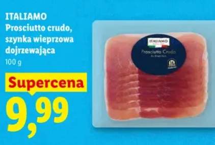 Prosciutto crudo szynka wieprzowa dojrzewająca ITALIAMO