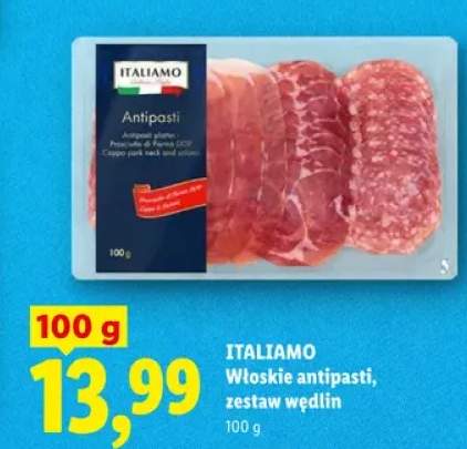Włoskie antipasti zestaw wędlin ITALIAMO