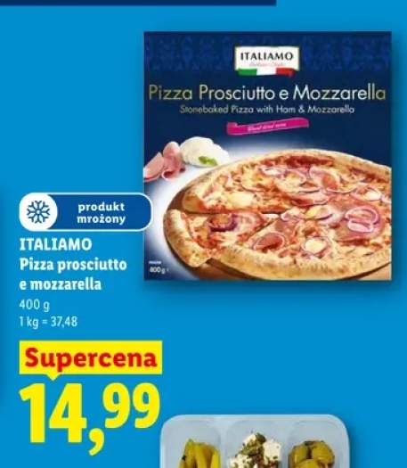 Pizza prosciutto e mozzarella ITALIAMO