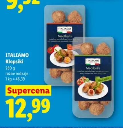 Klopsiki z nadzieniem z pomidorów i mozzarelli ITALIAMO