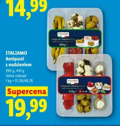 Antipasti z nadzieniem ITALIAMO