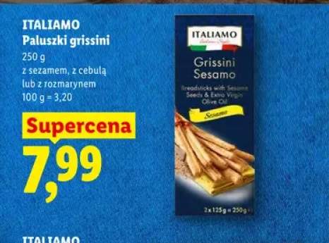 Paluszki grissini ITALIAMO z rozmarynem