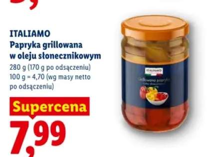 Papryka grillowana w oleju słonecznikowym ITALIAMO