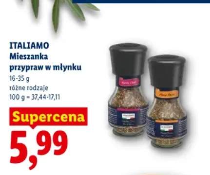Mieszanka przypraw w młynku ITALIAMO