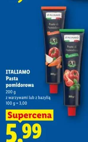 Pasta pomidorowa z bazylią ITALIAMO