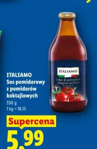 Sos pomidorowy z pomidorów koktajlowych ITALIAMO