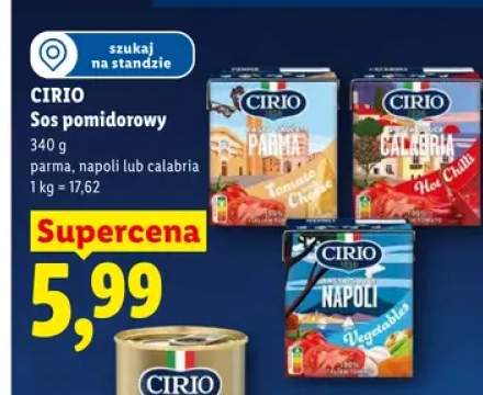 Sos pomidorowy CIRIO napoli