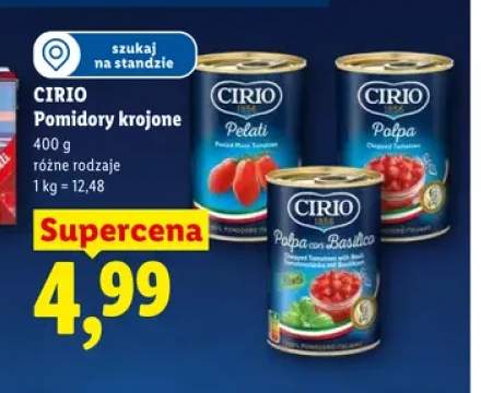 Pomidory krojone CIRIO
