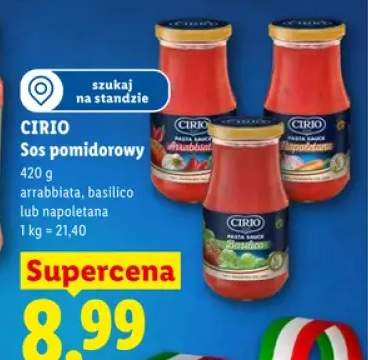 Sos pomidorowy CIRIO arrabbiata
