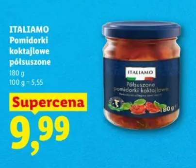 Pomidorki koktajlowe półsuszone ITALIAMO