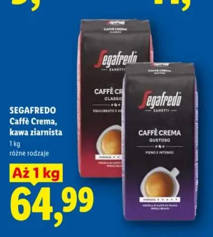 Kawa ziarnista Caffè Crema Classico SEGAFREDO