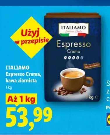 Kawa ziarnista Espresso Crema ITALIAMO