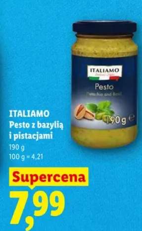 Pesto z bazylią i pistacjami ITALIAMO