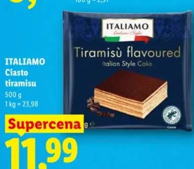 Ciasto tiramisu Italiamo