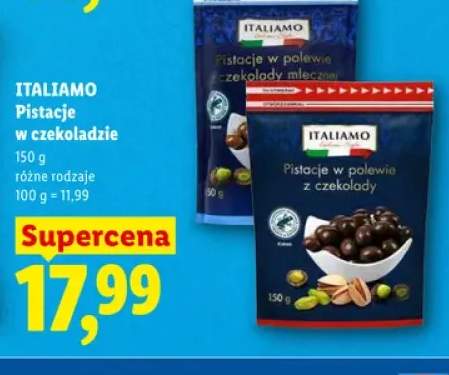Pistacje w czekoladzie Italiamo