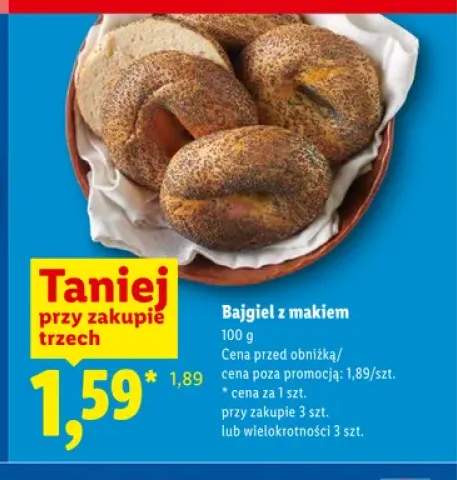 Bajgiel z makiem
