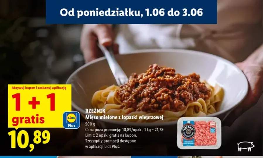 Mięso mielone z łopatki wieprzowej Rzeźnik
