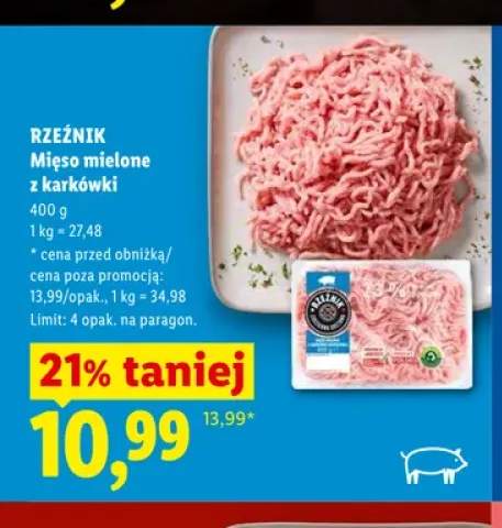 Mięso mielone z karkówki Rzeźnik