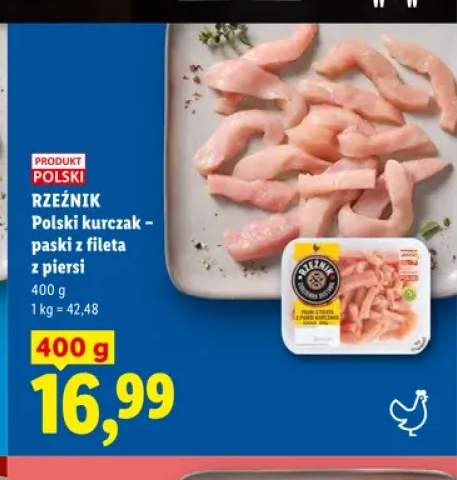 Polski kurczak - paski z fileta z piersi Rzeźnik