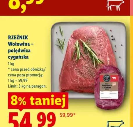 Wołowina - polędwica cygańska Rzeźnik