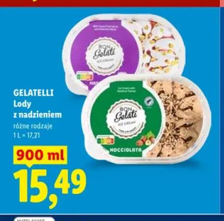 Lody z nadzieniem GELATELLI