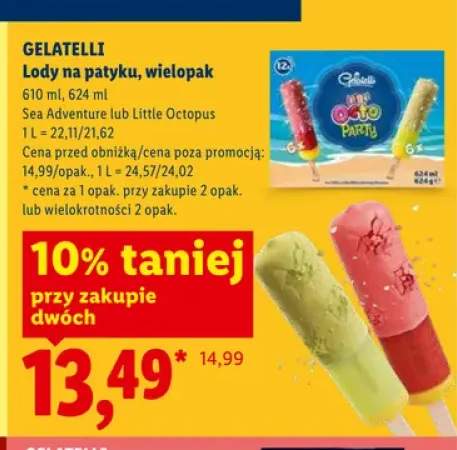 Lody na patyku GELATELLI