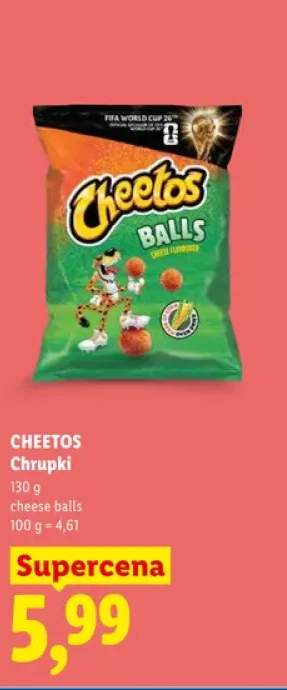 Chrupki Cheetos cheese balls