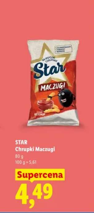 Chrupki Star Maczugi ketchup