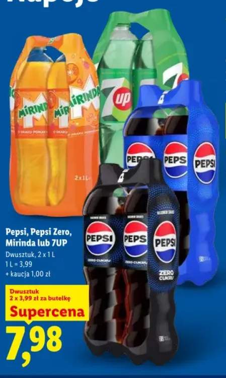 Napój gazowany 7UP 2-pak 1l