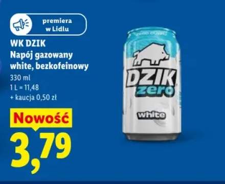 Napój gazowany WK DZIK white bezkofeinowy