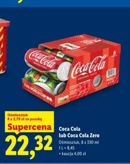 Napój gazowany Coca Cola 8-pak 330ml
