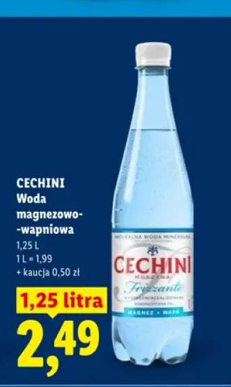 Woda magnezowo-wapniowa CECHINI