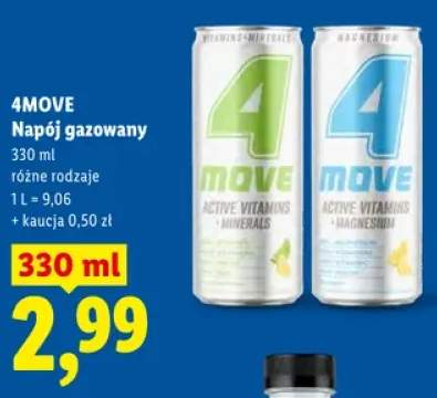 Napój gazowany 4Move Active Vitamins + Minerals