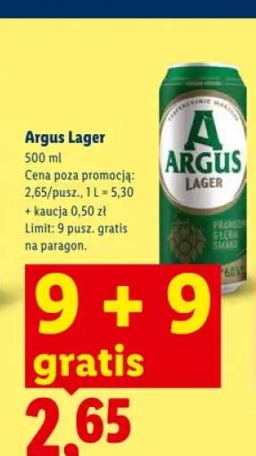 Piwo Argus Lager