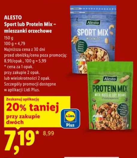 Mieszanka orzechowa Protein Mix Alesto