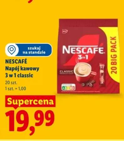 Napój kawowy Nescafé 3 w 1 classic