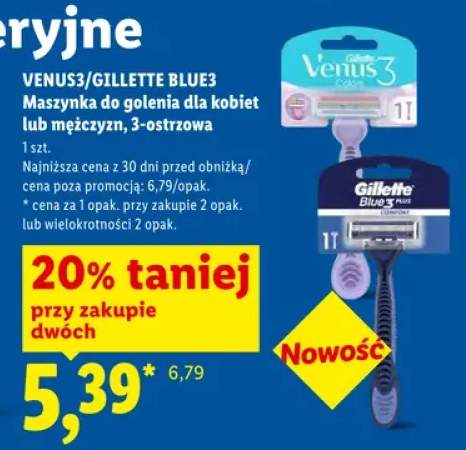 Maszynka do golenia dla mężczyzn GILLETTE BLUE3 3-ostrzowa