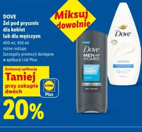 Żel pod prysznic dla kobiet Dove