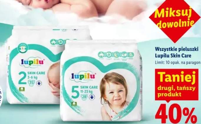 Pieluszki Lupilu Skin Care 2 3-6kg