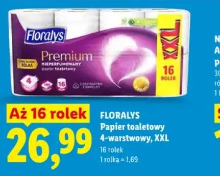 Papier toaletowy 4-warstwowy Floralys Premium XXL