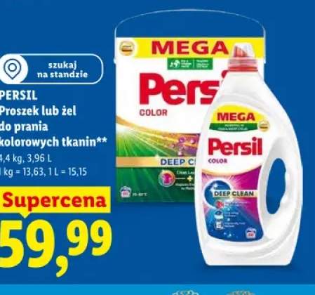 Proszek lub żel do prania kolorowych tkanin Persil