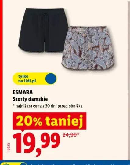 Szorty damskie Esmara
