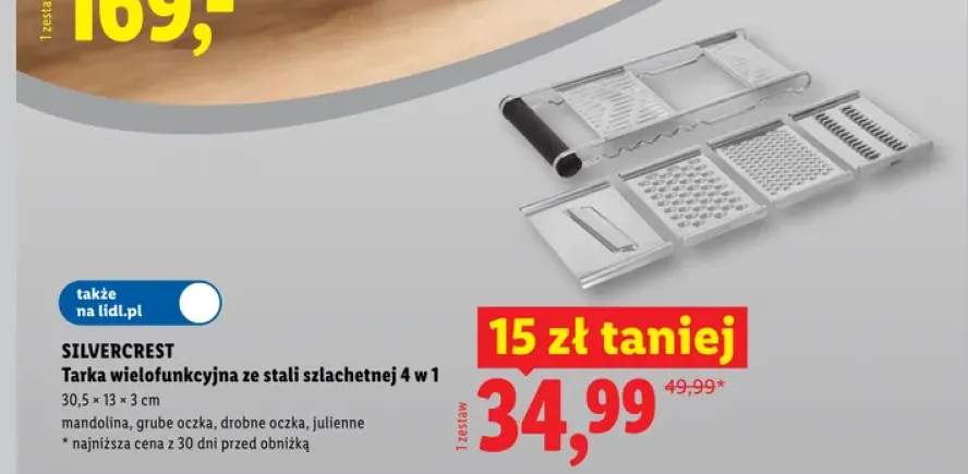 Tarka wielofunkcyjna ze stali szlachetnej 4 w 1 SILVERCREST 30,5x13x3cm