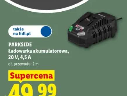 Ładowarka akumulatorowa PARKSIDE 20V 4,5A