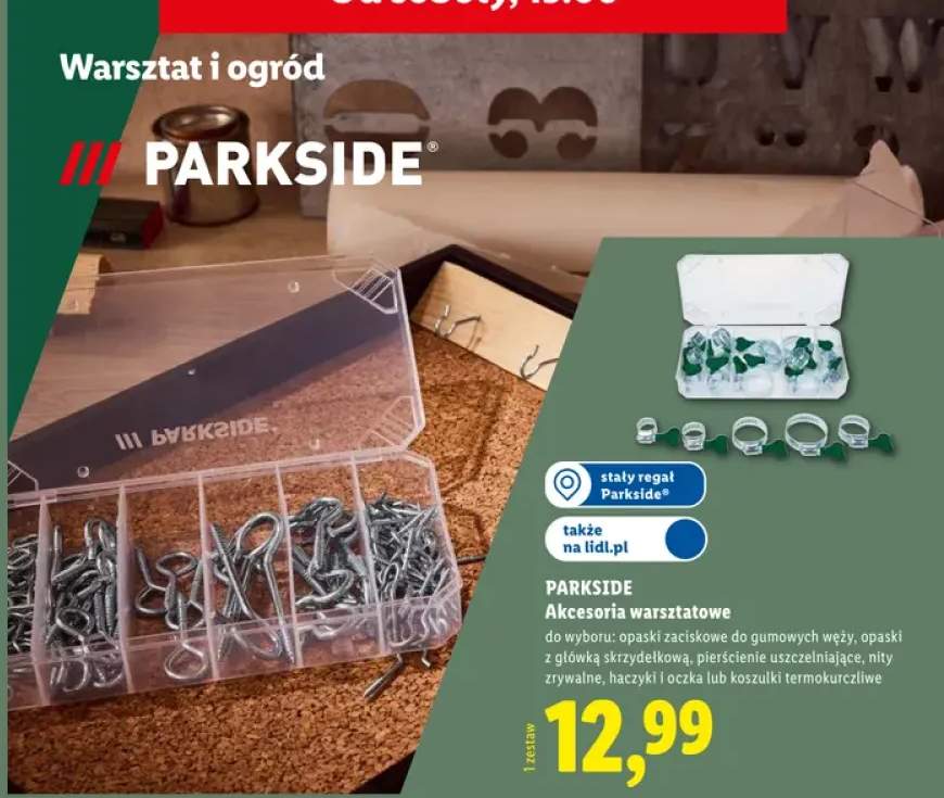Akcesoria warsztatowe PARKSIDE opaski zaciskowe do gumowych węży