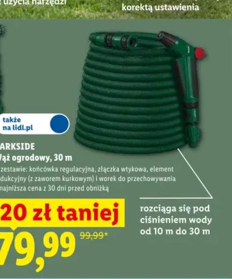 Wąż ogrodowy PARKSIDE 30m