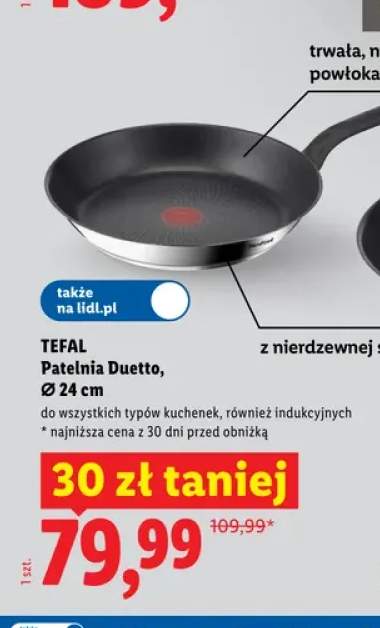 Patelnia TEFAL Duetto 24cm