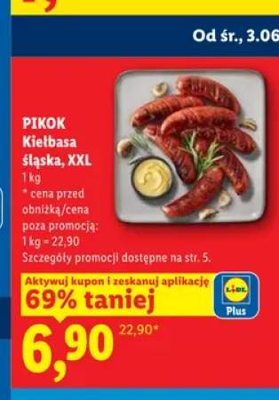Kiełbasa śląska XXL Pikok