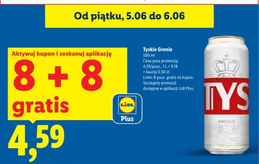 Piwo Tyskie Gronie