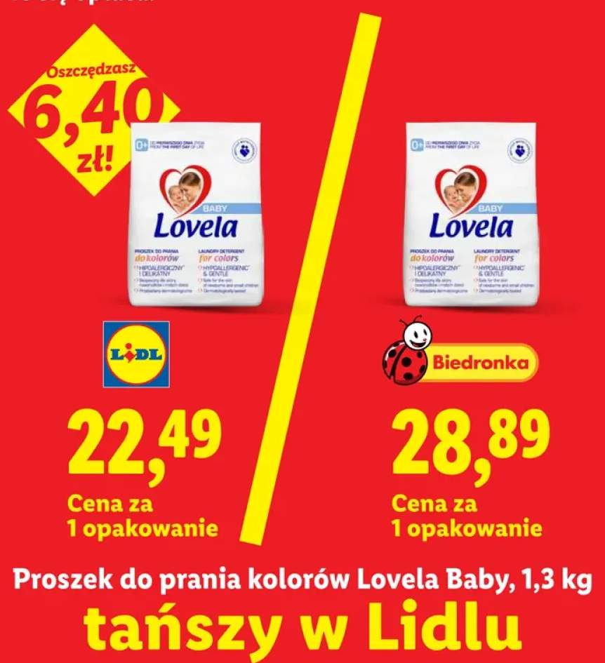 Proszek do prania kolorów Lovela Baby